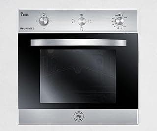 فرن بلت ان غاز يونيون اير iCook 60 سم مع قلاية هوائية، ستانلس ستيل، باب قابل للعكس