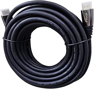 كابل 4K*2K عالي السرعة HDMI، أسود، 10 متر، متوافق مع دقة 4K و 2K للتلفزيونات والبروجيكتور