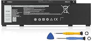 51Wh 266J9 Battery for Dell G3 15 3500 3590 3790 G5 15 5500 5505 SE Inspiron 5490 INS 15PR-1545W 1548BR 1645W 1742W M4GWP C9VNH PNH 1VN 41 5CG MV07R 0266J9 0PN1VN 0415CG 0M4GWP P89F P89F001