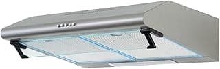3 Speeds Sunction Power 450 m³/h Slim Hood, 60 cm Size, Silver
