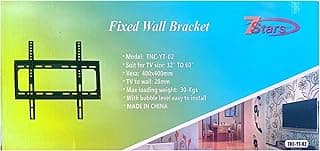 TV Monitor Stand (Fixed Wall Bracket, Suitable for TV Size: 32 to 60 inches)