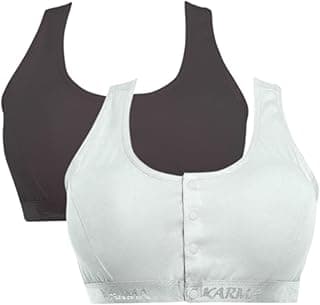 Karma Bra Cotton Front Open Sport Bra