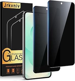 Privacy Screen Protector for Samsung Galaxy S26 Plus/S26+ 5G Tempered Glass Anti Spy Hardness 9H Anti-Scratch Bubble-Free Resistant Anti-Spy Screen Protector, Pack of 2