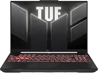 اسس لابتوب العاب تي يو اف A16: AMD رايزن 7 7445HS، شاشة 16 انش FHD HD+ 145Hz، انفيديا جيفورس RTX 4050، ذاكرة RAM DDR5 16GB، SSD 512GB، كيبورد باضاءة خلفية، ويندوز 11