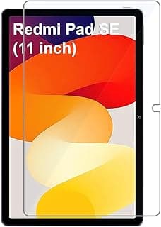 سكرين بروتكتور زجاج مقوى لشاومي Redmi Pad SE، لاصق كامل، وضوح عالي، نحيف جداً، مضاد للفقاعات لشاومي Redmi Pad SE (11 بوصة)