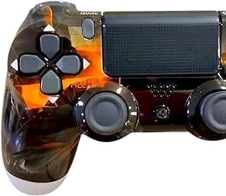 Wireless controller compatible with PlayStation 4, with unique designs equipped with a touchpad, dual vibration- (Cable not included). (OP 6)