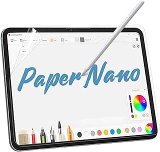 Paperfeel Screen Protector for iPad Air 11 inch 2024 (M2),Designed for Natural Writing and Drawing, Anti-glare Paper-like Film (iPad Air 11 Inch M2 (2024))