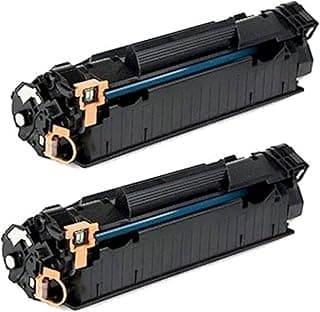خرطوشة حبر ليزر CF283A 83A عبوة من قطعتين متوافقة مع اتش بي ليزرجيت بروMFP M225dn, M225dw, M201dw, M201n, M202dw, M202n, M125a, M125nw, M126nw, M127fn, M127fw, M128fn, M128fw، من برستيج