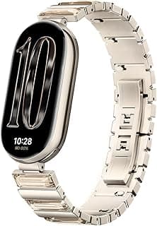 سوار اللياقة البدنية Smart Band 10، شاشة 1.72 بوصة AMOLED، بطارية تدوم 21 يوم، 150+ وضع رياضي، مراقبة نبضات القلب والنوم، بوصلة إلكترونية، مقاوم للماء 5ATM، ضمان سنتين - ذهبي