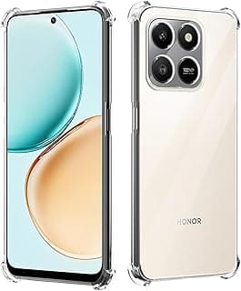 Compatible with Honor X7d Clear Case Soft TPU Silicone - Shock Proof and Drop Resistant - Four Corners - Protection Against Scratches and Dust - Slim Fit