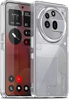 Case Compatibility With Nothing Phone 3A Pro,Shockproof Bumper Protective Phone Cover, Anti-Scratch oft Flexible TPU Anti-Shock Slim Transparent Back Cover For Clear