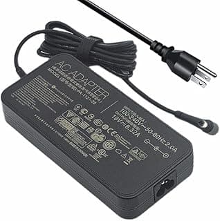 محول تيار متردد 120 وات لشاحن لاب توب اسوس: محول تيار متردد للاب توب A15-120P1A PA-1121-28 ROG GL551J GL552VW GL553V GL752VW GL753VE N550JK N550JX ZX53VW FX53VD G56JK N56JR N56JN فيفو بوك Q550 X550