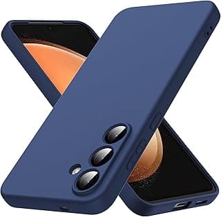 جراب Byvuwiay لسامسونج Galaxy S25 FE 5G 4G / 5G، جراب سيليكون سائل، حماية فائقة ضد الصدمات لسامسونج S25 FE - أزرق ليلي