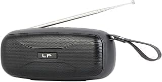 سماعة لاسلكية أنيقة تدعم بلوتوث، كارت TF، USB، وراديو FM. تتميز ببطارية ليثيوم قابلة للإزالة 800mAh، جودة صوت قوية | LP-V56 (أسود)