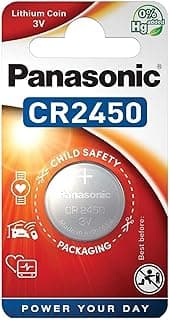بطارية ليثيوم زر، قطعة واحدة، بليستر كارد CR 2450 باناسونيك