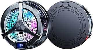 Magnetic Air Cooler for Mobile Phones - Powerful Fast Cooling - RGB Lighting - Temperature Display - Aluminum Alloy - X36