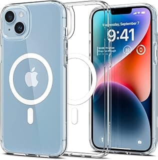 GOLDEN MASK Classic Hybrid Magnetic Case Compatible with iPhone 14 case Compatible with MagSafe Shockproof Military Grade Protection Scratch Resistant Back (clear)