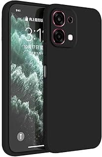 توب مي جراب حماية من السيليكون والبولي يوريثين الحراري لموبايل اوبو A6 برو 5G (6.57 انش) - اسود