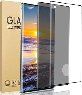 [2 Pack ] Galaxy Note 20 Ultra 5G Screen Protector, Privacy +HD [9H Hardness][Anti-Scratch][3D Full Coverage] Tempered Glass Screen Protector, for Samsung Galaxy Note 20 Ultra (6.9")