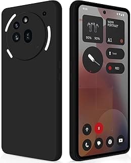 جراب حمايه لهاتف Nothing Phone 3a Pro سيليكون عالي الجودة، جراب كامل للهاتف المحمول بملمس ناعم كالحرير، مقاوم للخدش، وبطانة من الألياف الدقيقة الناعمة.