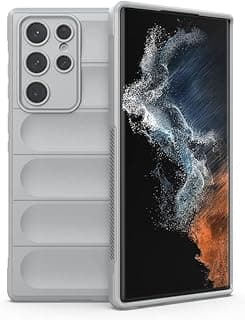 Fascination phone case compatible with Samsung Galaxy S23 ultra 5G global Magic Shield TPU + Silicone Shockproof Phone Case For Samsung Galaxy S23 ultra 5G (Gray)