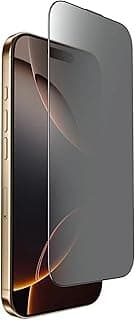 JOYROOM JR-MQS0616 Tempered Glass Screen Protector for iPhone 17 Pro Max, 2.5D Full Screen Coverage with Privacy and Dustproof Design, High Definition Clarity, Black