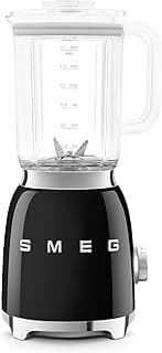 BLF03 Retro Style Blender – 600W Countertop Blender with 48 oz BPA-Free Jug, 3 Speeds + Pulse, Ice Crush & Smoothie Functions – 50s-Inspired Design-Black
