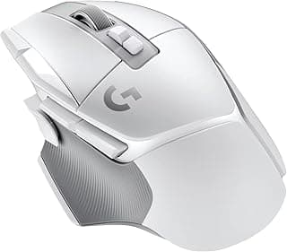 لوجيتيك ماوس العاب لاسلكي G502 X لايت سبيد من جي - ماوس ضوئي مع مفاتيح ميكانيكية بصرية هجينة لايت فورس، مستشعر العاب هيرو 25K، متوافق مع الكمبيوتر - MacOS/ويندوز - ابيض
