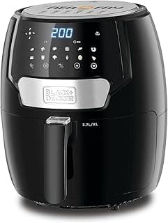 Black & Decker Digital Aero Fry - 13 in 1-4 L Non-Stick Pan - 3.7L Detachable Basket - 1500 Watt - 60 Mins Timer - From 80°C to 200°C -AF4037-B5