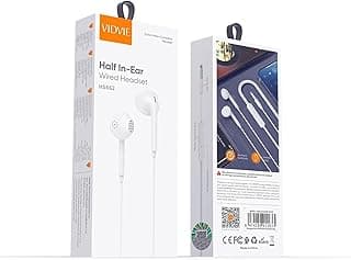 HS662 120cm Wired Earphone with Built-in Microphone White
