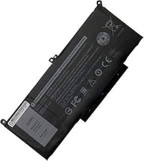 Laptop Replacement Battery 60Wh F3YGT Battery for Dell Latitude 12 7000 7280 7290 Latitude 7380 7390 P29S002 Latitude 7480 P73G001 7490 P73G002 0F3YGT DM3WC DM6WC 0DM3WC 0DM6WC 0DM3WC 0DM33WC
