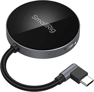 SMALLRIG SD/TF Dual-Slot Card Reader, USB 4.0 312MB/s High-Speed Transfer, Magnetic Adsorption Phone & 90° Angled Connector for iPhone 16/for Samsung/for Huawei, SDXC/TF Card Adapter - 4870
