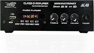 مضخم صوت جيتار رقمي Hero AL-40 (20W X2) بمنطقتين، أسود