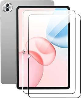 اسكرينة حماية لـ Honor Pad 10 مقاس 12.1 بوصة (2025)، زجاج مقوى، عبوة من قطعتين، شفافة عالية الدقة، صلابة 9H، مقاومة للخدش