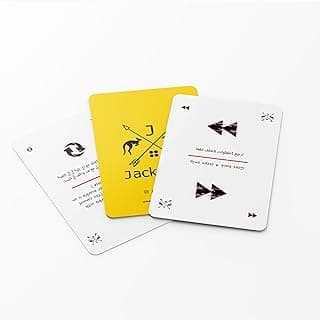 مجموعة كروت لعب جاكارو (عربي - انجليزي) 52 كارت | Kangaroo