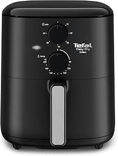 قلاية بدون زيت Tefal Easy Fry Max، ميكانيكية، سعة 5 لتر، أسود - EY2418E2