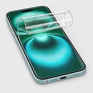 اسكرينة حماية هيدروجيل مرنة ARROWS متوافقة مع iPhone 16 Plus - تغطية كاملة، بدون فقاعات، سهلة التركيب، فائقة النعومة، مقاومة للخدش والأتربة - ليست زجاج