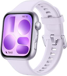هواوي ساعة ذكية ووتش فيت 5، شاشة فل فيو 43 ملم، اي او اس واندرويد، عمر بطارية يصل الى 10 ايام، مراقب النوم والصحة، مراقب معدل ضربات القلب، تشبع الاكسجين، نظام تحديد المواقع، تمارين صغيرة، ارجواني