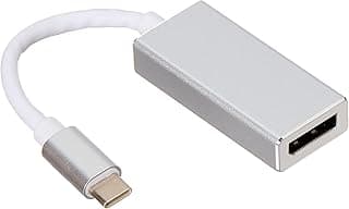 كابل Type-C إلى Mac Display Port طول 20 سم - أبيض/رمادي