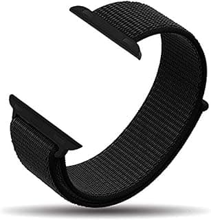 Nylon band for apple watch 44mm dark black