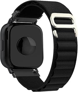 سوار نايلون متوافق مع ساعة شاومي Redmi Watch 5 Active/Lite، مشبك معدني مقاس 22 مم