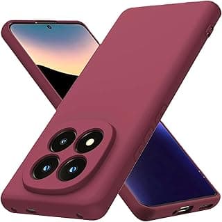 جراب سيليكون لهاتف شاومي Redmi Note 14 Pro 5G / Poco X7 5G - لون لافندر مع تبطين داخلي وحماية كاملة للكاميرا