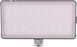 مصباح إضاءة ليد فيديو LED36RGB بقدرة 36 وات مع كابل- لون فضي عام