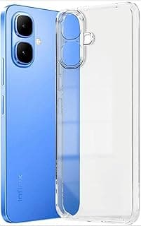 جراب سيليكون TPU نحيف ومضاد للصدمات، غطاء حماية مرن وشفاف متوافق مع Infinix Smart 10 / Tecno Pop 10