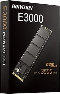قرص تخزين صلب SSD بسعة 1 تيرا بايت E3000 مع منفذ الملحقات الإضافية السريع PCIe الجيل 3 X 4 ذاكرة Nvme من هايكفيجين، أسود، محرك الحالة الصلبة