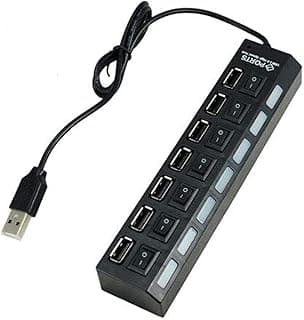 7-in-1 Usb2.0 7-port Hub With Switch