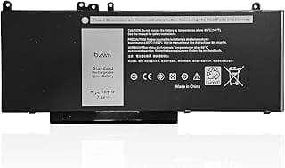بطارية لابتوب R0TMP G5M10 RYXXH ENP575577A1 WTG3T ROTMP بديلة لأجهزة ديل Latitude 5450 5550 E5450 E5550 (7.6V 62Wh)