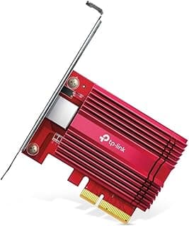 كرت شبكة 10 جيجابت PCIe (TX401) - محول PCIe إلى إيثرنت 10 جيجابت، يدعم ويندوز 11/10/8.1/8/7، سيرفرات 2019/2016/2012 R2، ولينكس، يشمل كابل CAT6A