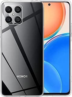 Slim Soft TPU Silicone Anti-fall & Shock-Absorbing & Anti-Scratch Protective Cover for Honor X8 - Transparent