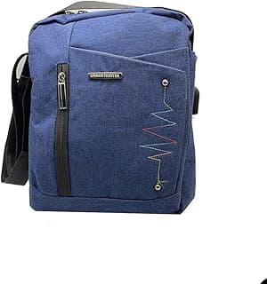 Bag For Unisex,Blue - Crossbody Bags